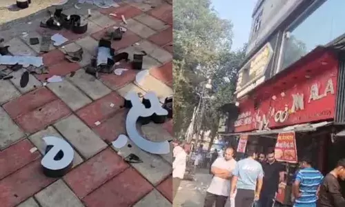 Explosion, CRPF school , Delhi, Rohini, damages nearby shops