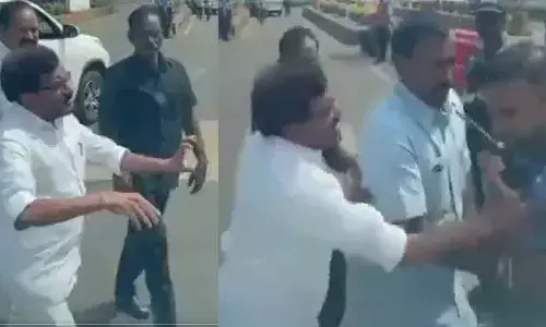 సెక్యూరిటీ సిబ్బందిపై ఎమ్మెల్యే సోమిరెడ్డి సీరియస్