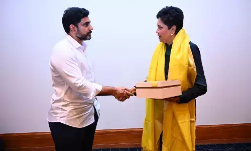 Minister Nara Lokesh, Pepsico ex CEO, brand AP, Indra Nooyi