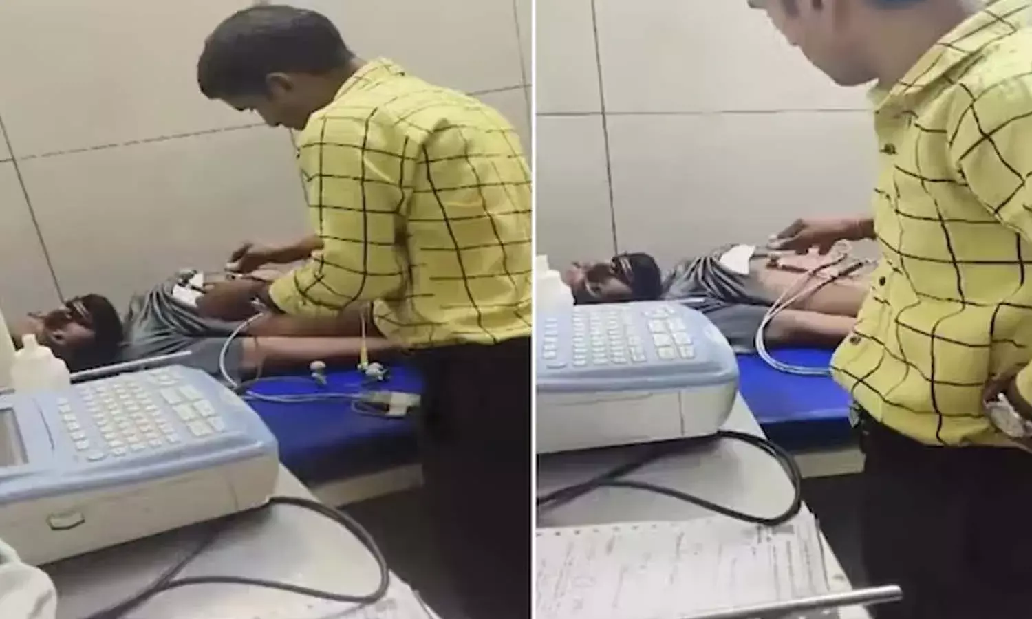 Ward boy, heart test, Jodhpur hospital, doctors, ECG