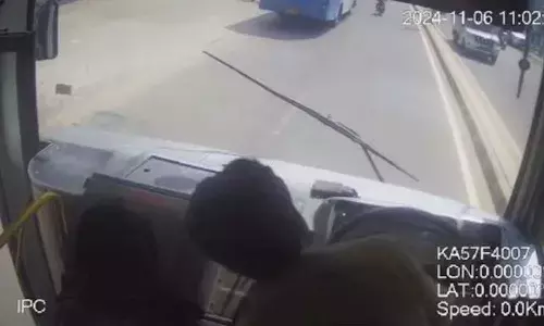 Bengaluru, bus driver, heart attack, driving, conductor, vehicle