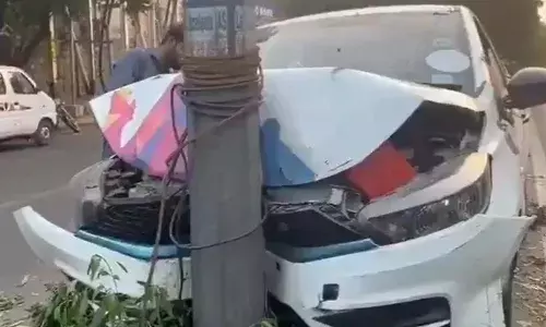 Hyderabad, Car crash, Banjara Hills