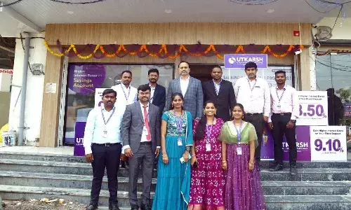 వరంగల్లో ఉత్కర్ష్ స్మాల్ ఫైనాన్స్ బ్యాంక్ లిమిటెడ్ కొత్త బ్యాంకింగ్ అవుట్లెట్ ప్రారంభం