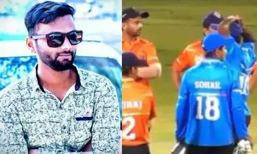 Video : లైవ్ మ్యాచ్లో కుప్పకూలిన క్రికెటర్..!