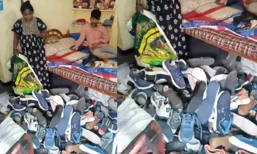 ఇళ్ల ముందున్న చెప్పులు, బూట్లు వారి టార్గెట్.. ఎత్తుకెళ్లి ఎర్రగడ్డలో రూ.100, 200లకు..