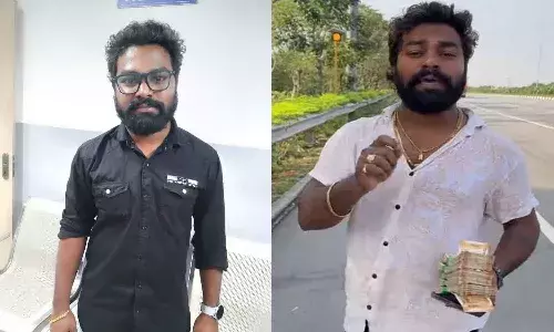 Hyderabad : మనీ హంట్ ఛాలెంజ్ పేరుతో డబ్బులు వెదజల్లిన యూట్యూబర్ అరెస్ట్