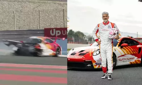 Video : నటుడు అజిత్ కుమార్ కారుకు ప్రమాదం