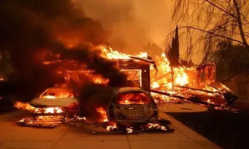 INTERNATIONAL NEWS, CALIFORNIA WILDFIRE, LOS ANGELES