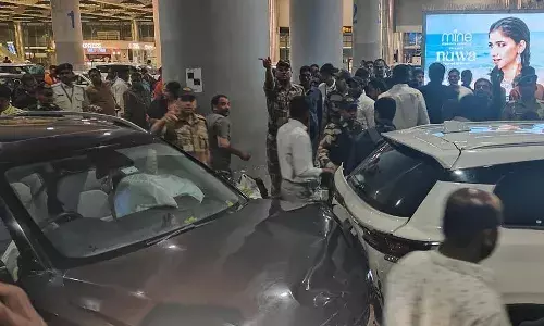 Hyderabad, Car accident, Shamshabad Airport