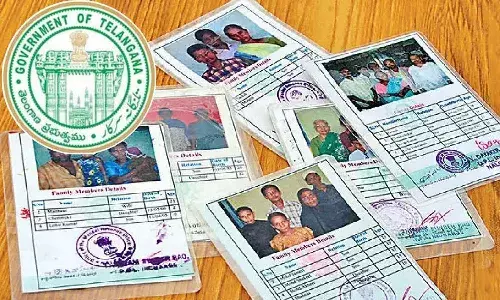 telugu news, Telangana, congress, brs, bjp, ration cards, minister Uttam kumar reddy