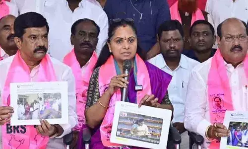 Telugu news, telangana, Mlc Kavitha, Mp Arvind, Bjp, Brs