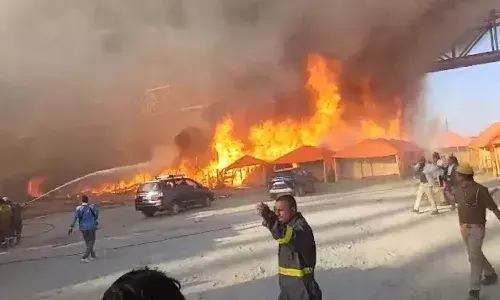 Massive fire, Maha Kumbh, Prayagraj, utterpradesh