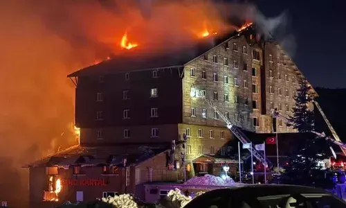 International news, turkey, resort fire accident