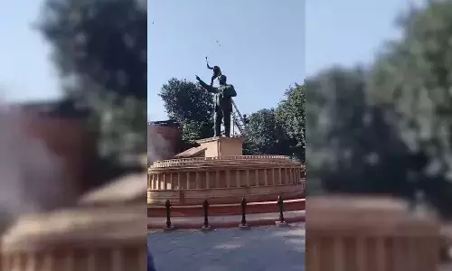 Man held, vandalise Ambedkar statue, Amritsar
