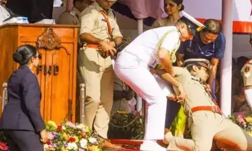 Tamilnadu, Republic Day Celebrations, police commissioner suffered a heart attack