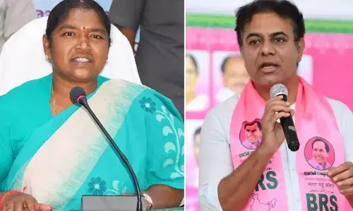 Telangana, Minister Setakka Fire On ktr, Brs, Congress, Kcr