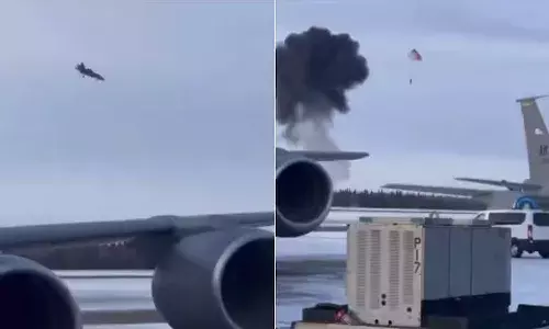 Video : కుప్పకూలిన F-35 యుద్ధ విమానం.. పైలట్ సురక్షితం