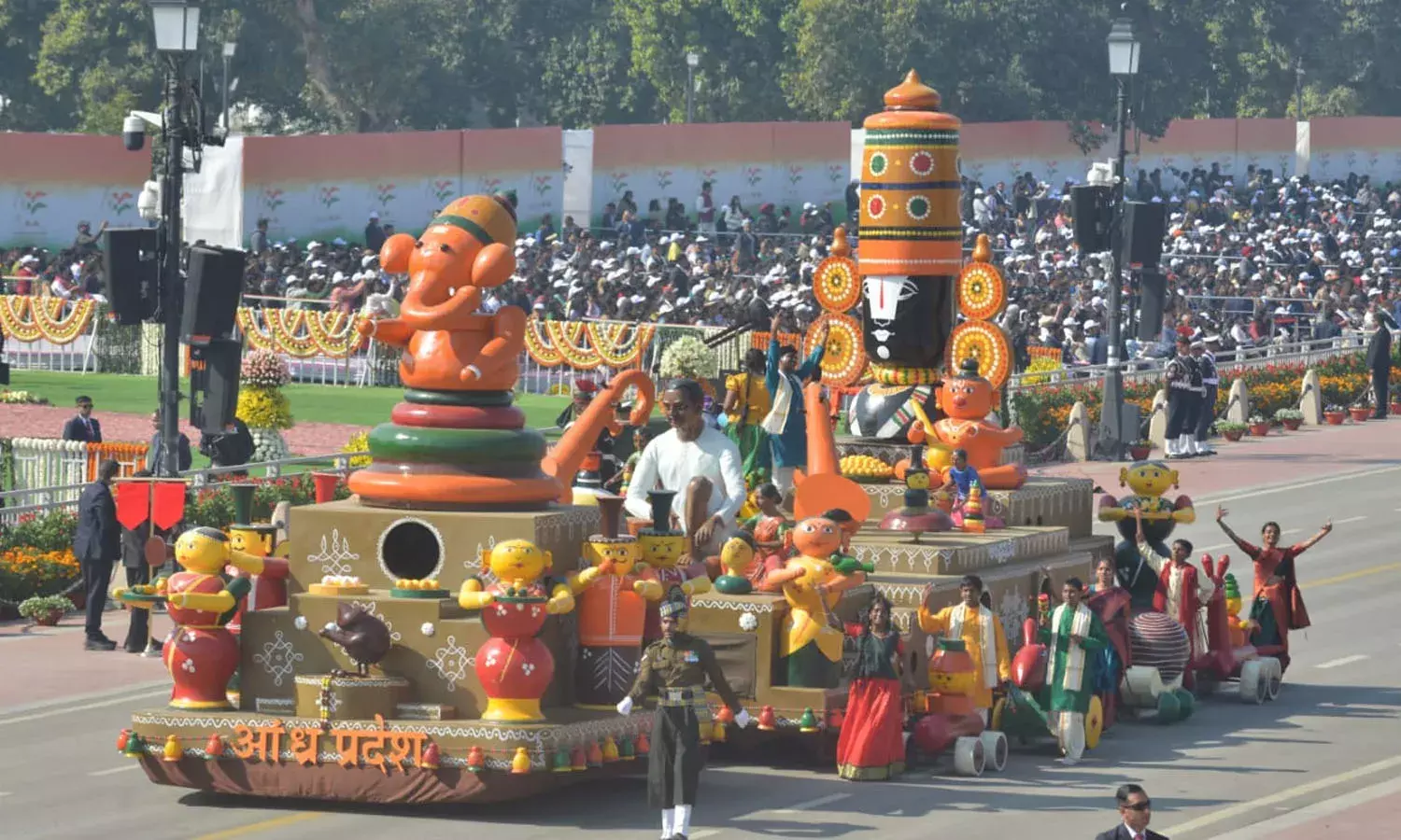 ఆంధ్రప్రదేశ్ శకటానికి మూడోస్థానం
