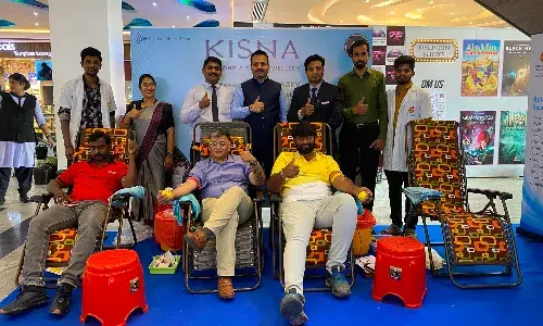 హైదరాబాద్‌లో రక్తదాన శిబిరాలను నిర్వహించిన కిస్నా డైమండ్ జ్యువెలరీ