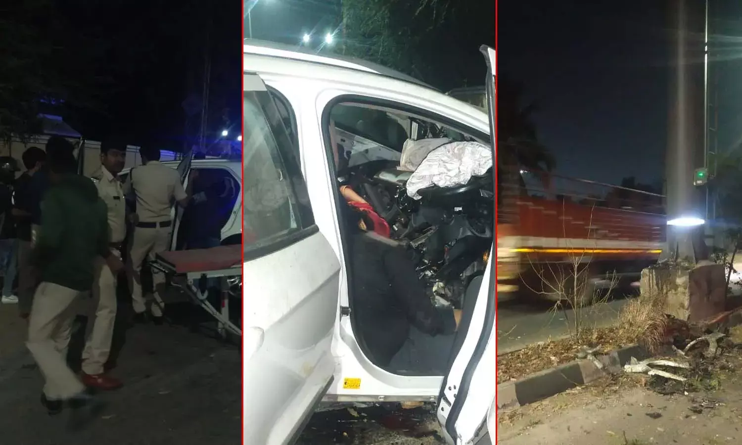 Hyderabad, Road accident, Narsinghi