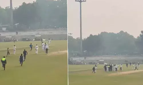 కోహ్లీని చుట్టుముట్టేశారు.. కొంచెంలో తప్పిన ప్రమాదం