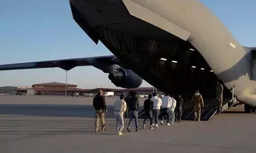 US military C-17 aircraft, Indian migrants, Donald Trump, immigration crackdown