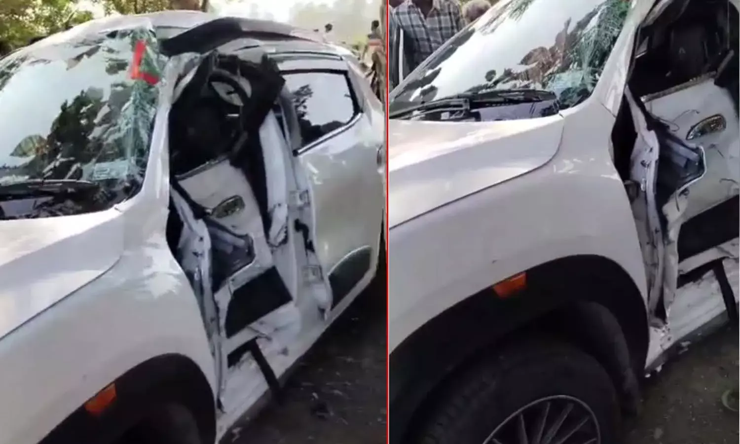 road accident, Jagitya, Two died ,Lady SI , Crime