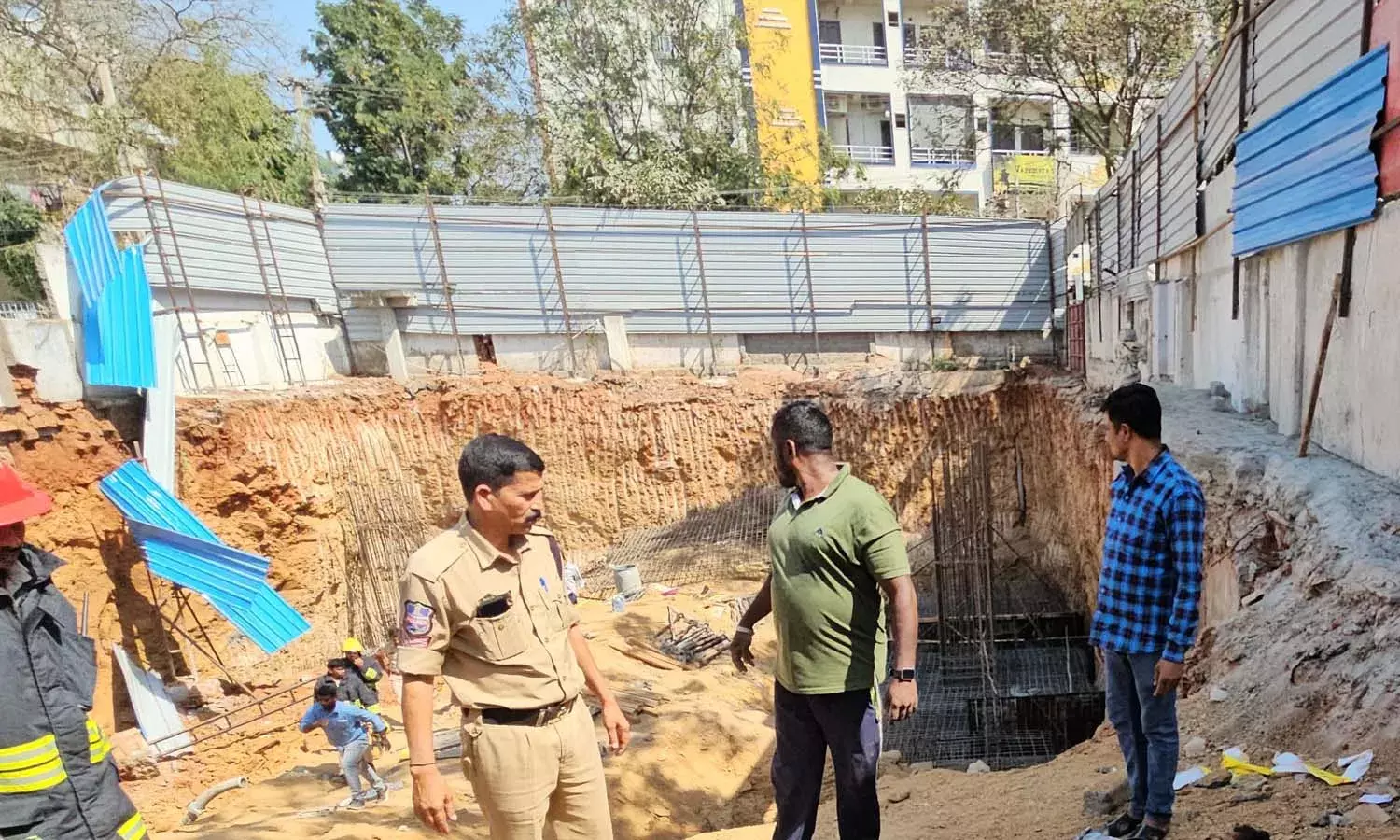 terrible accident, Hyderabad, 3 people died, wall collapsed