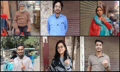 ఢిల్లీలో ముగిసిన‌ అసెంబ్లీ ఎన్నికల పోలింగ్