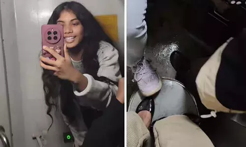 Women travel inside train toilet, Maha Kumbh, viral video, infuriates Internet