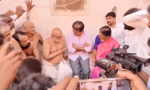 KTR, attack, Chilkur Balaji Temple, priest Rangarajan