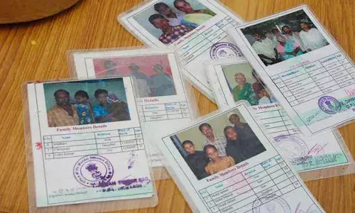 Mee Seva centers, ration card applications, poll code, Telangana