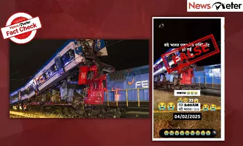FactCheck : లక్నోలో వందే భారత్ రైలుకు ప్రమాదం జరిగిందా.?