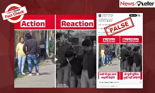 FactCheck: ముస్లిం వ్యక్తి హిందూ అమ్మాయిని వేధిస్తున్నాడనే వాదనలో నిజం లేదు