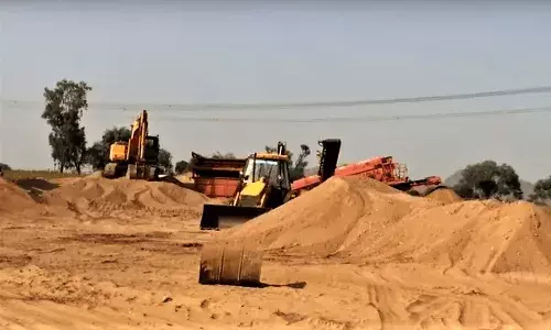 Telangana, online booking, sand