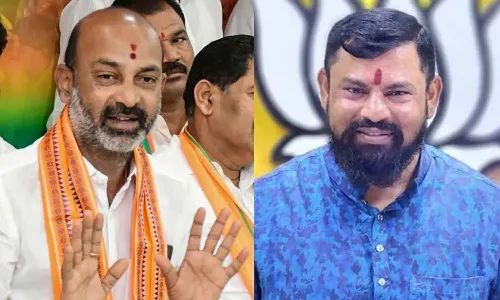 BJP Leader Bandi Sanjay, Raja Singh, resignation threat, BJP, Telangana