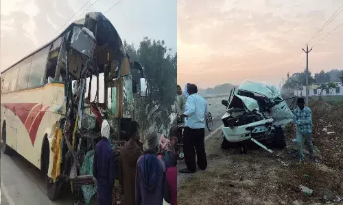 100 మీటర్ల దూరంలో రెండు రోడ్డు ప్రమాదాలు.. ఎనిమిది మంది దుర్మరణం