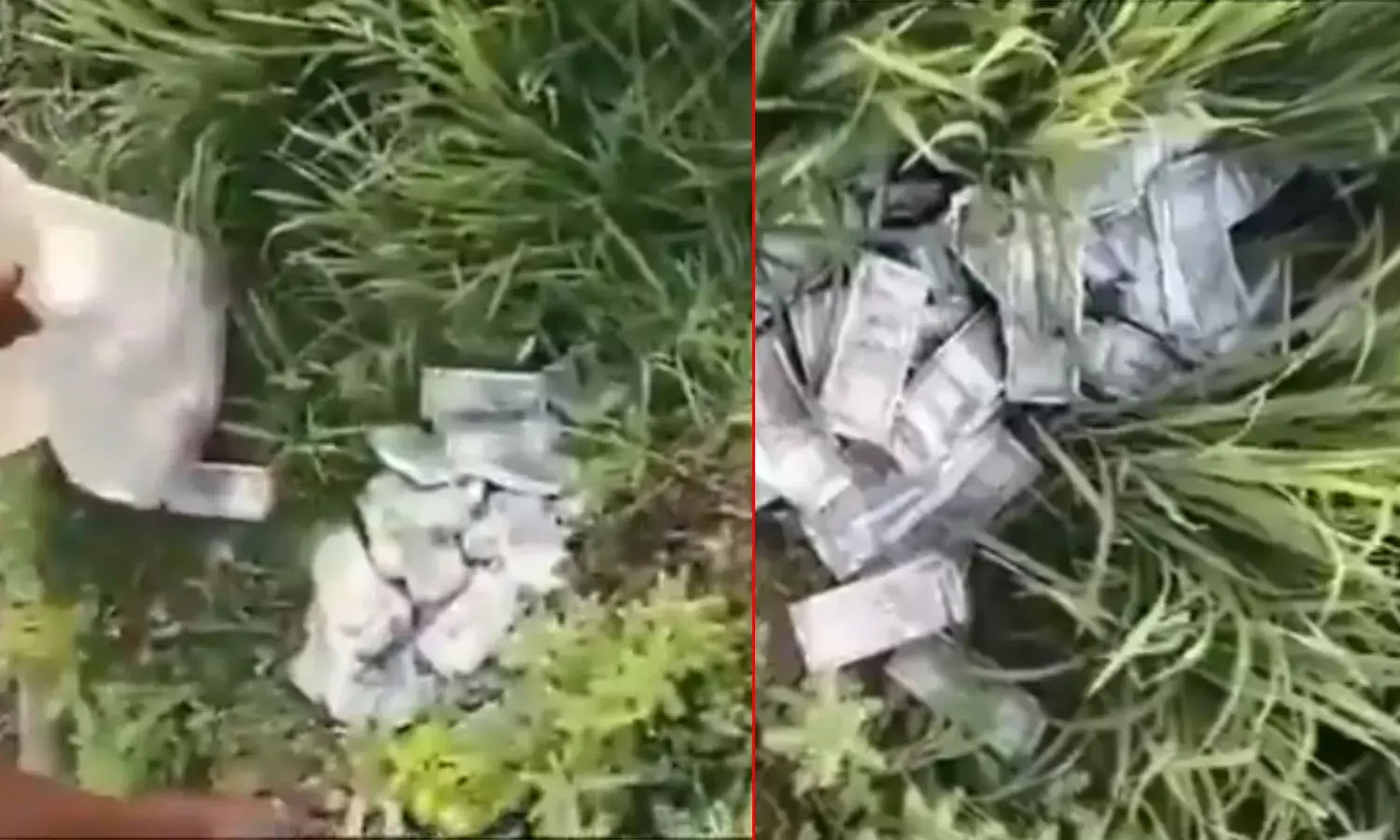Damaracharla mandal, Nalgonda district, counterfeit cash notes, agriculture field