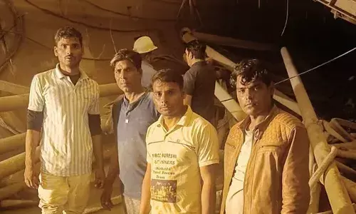 Telangana, tunnel collapse, Rat miners, 8 trapped workers, SLBC