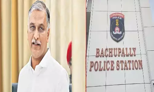 Telangana, Brs, HarishRao, Hyderabad, Bachupally Police,