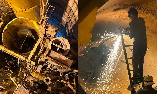 Telangana, Tunnel Boring Machine, Trapped Workers, SLBC