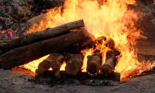 Madhya Pradesh, man kills wife, hangs himself, grandfather jumps into his pyre, Crime