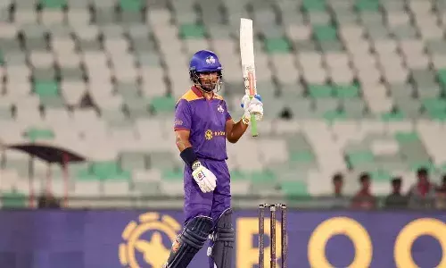 IML 2025 : 46 బంతుల్లో సెంచరీ బాదిన సంగక్కర..!