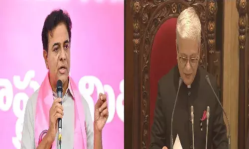 Telangana, TG Assembly, Assembly Budget Sessions, Governor Jishnu Dev Verma, Ktr
