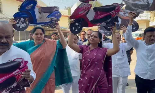 BRS MLC, Congress government, electric scooter, Telangana