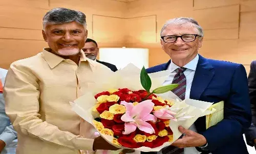 Telugu News, Andrapradesh, Cm Chandrababu, Microsoft Founder Billgates