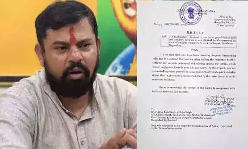 Hyderabad News, Goshamahal Bjp Mla Rajasingh, Hyderabad City police, Security Threat