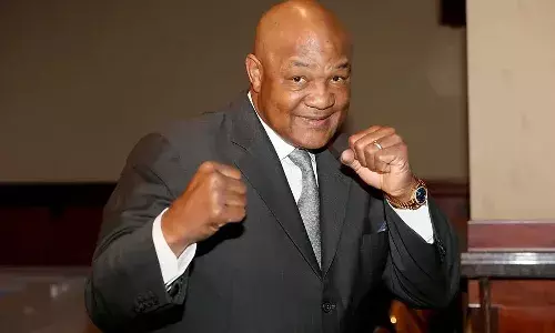George Foreman, American boxing legend, heavyweight champion, USA