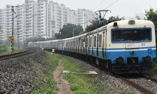 young woman, MMTS train, Secunderabad,  Medchal, Crime