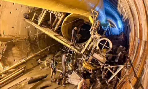 body found, SLBC tunnel, Telangana